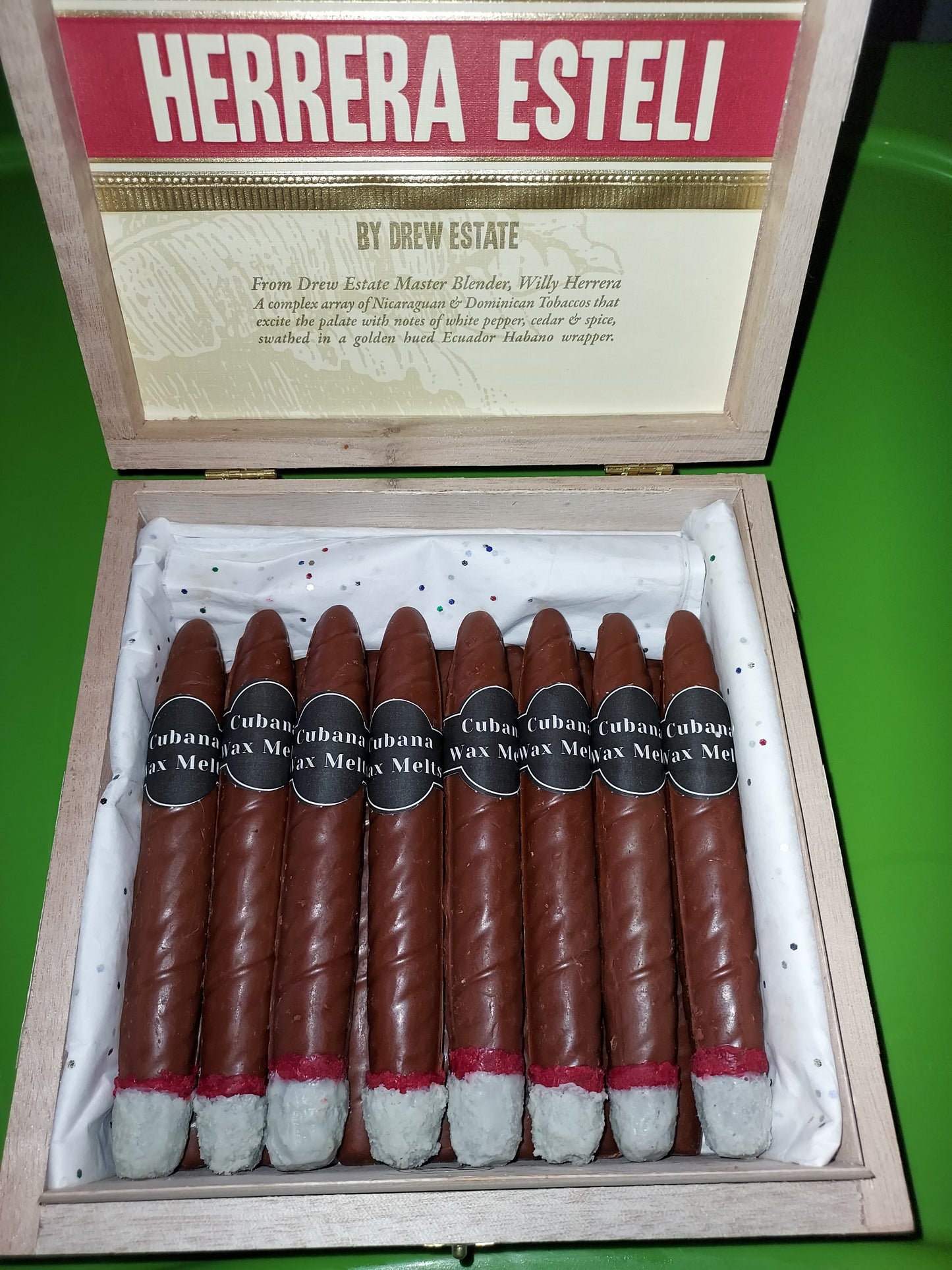 Box of Cigar Wax Melts
